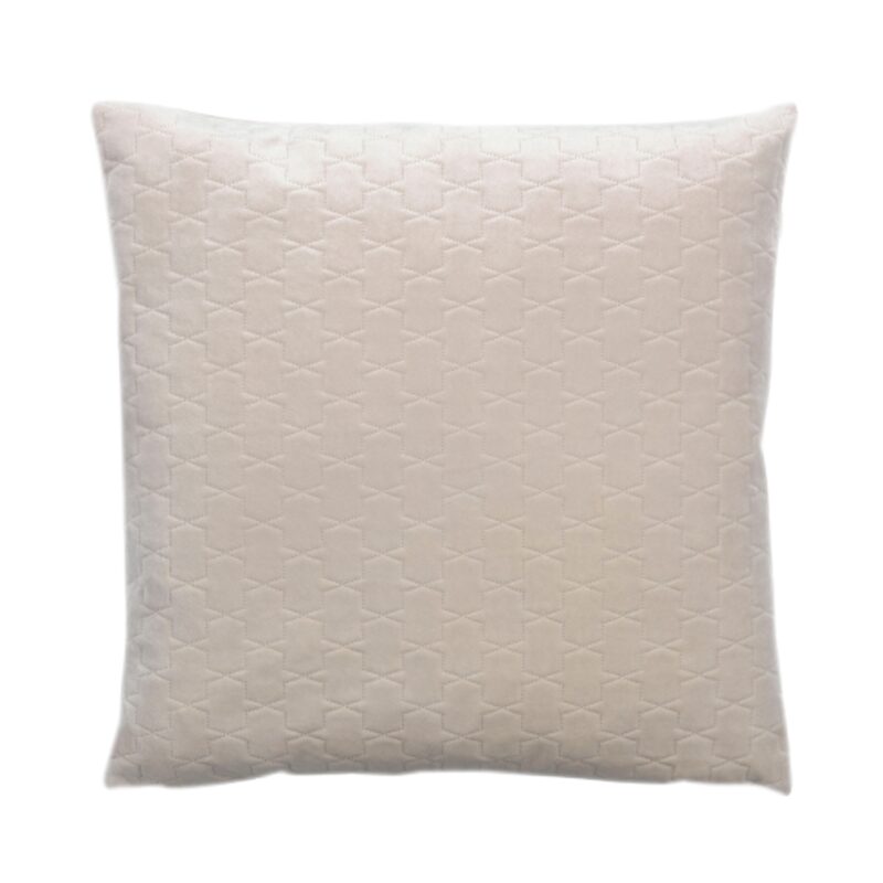 Coussin FLORANE coloris sable 45 x 45 cm