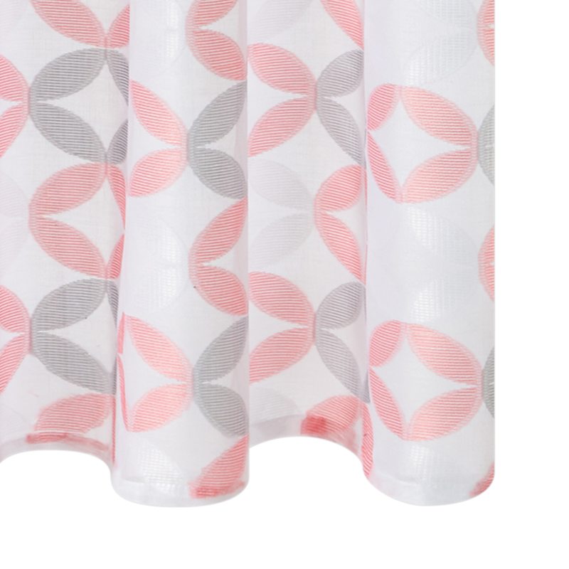 Voilage OWEN coloris corail 140 x 240 cm