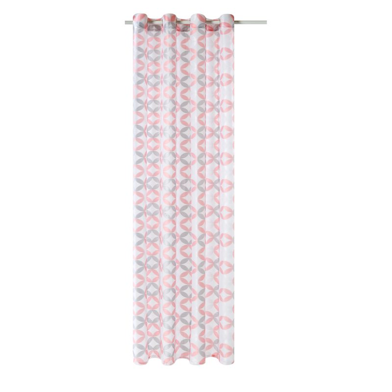 Voilage OWEN coloris corail 140 x 240 cm