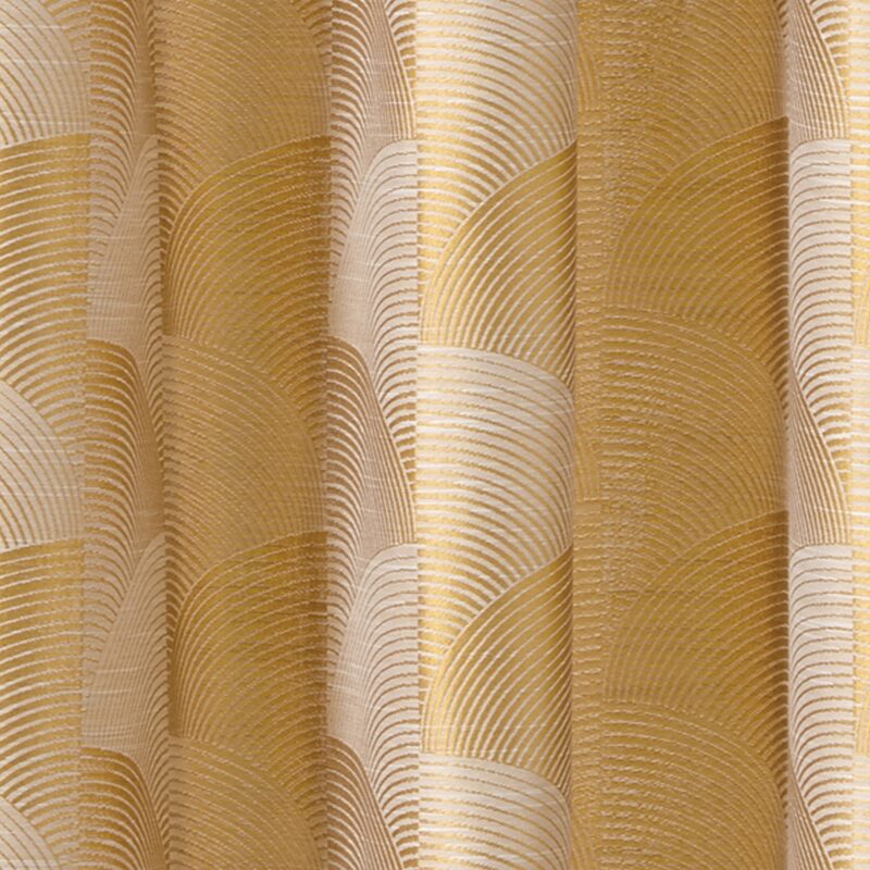 Rideau NEPTUNE coloris ocre 140 x 260 cm