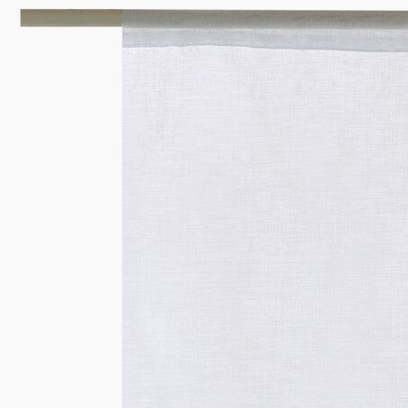 Vitrage MIA coloris blanc 45 x 90 cm