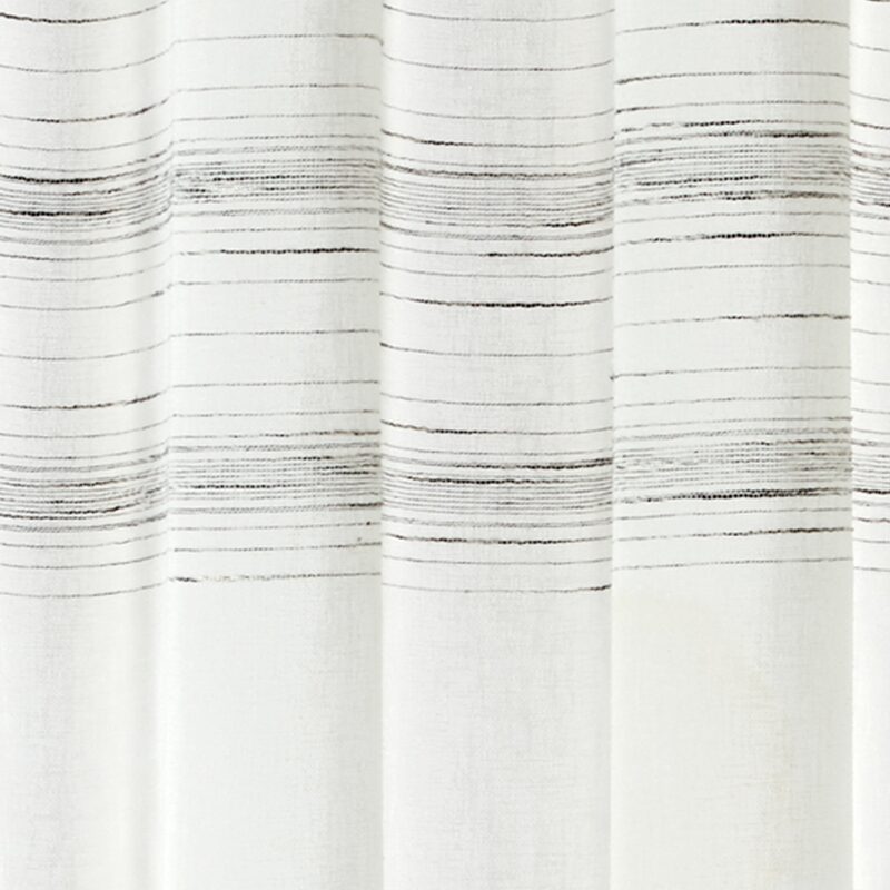 Voilage HACIENDA coloris noir 140 x 240 cm