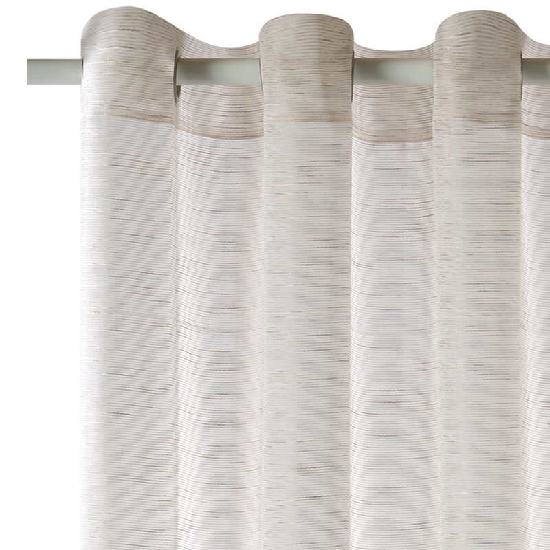 Voilage BANGKOK coloris beige 140 x 240 cm