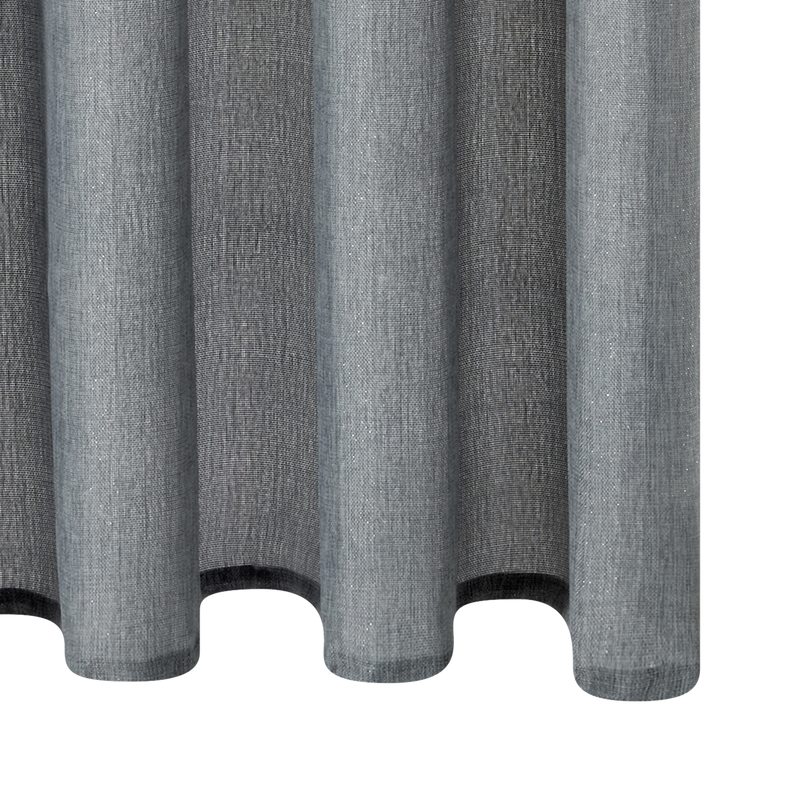 Rideau PRECIEUX coloris gris 140 x 260 cm