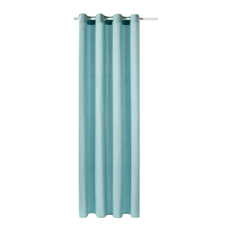 Rideau COTOON coloris azur 140 x 240 cm