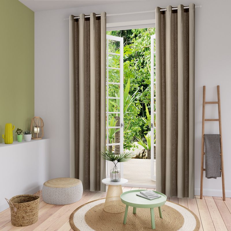 Rideau MARENGA coloris lin 140 x 250 cm