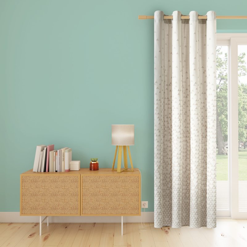 Rideau OZON coloris beige 140 x 240 cm