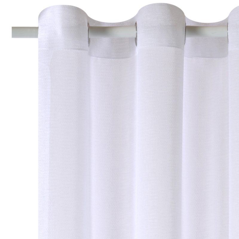 Voilage ELIA coloris blanc 140 x 260 cm