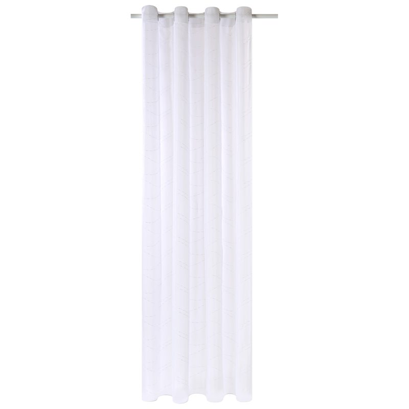 Voilage RIVAGE coloris blanc 150 x 260 cm