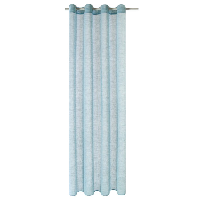 Voilage CASA coloris aqua 140 x 240 cm
