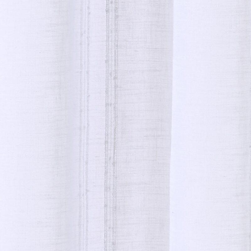 Voilage TILDA coloris blanc 140 x 260 cm