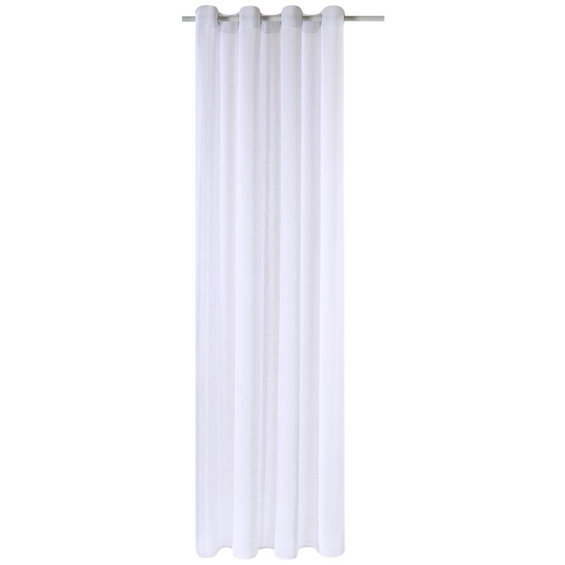 Voilage TILDA coloris blanc 140 x 260 cm