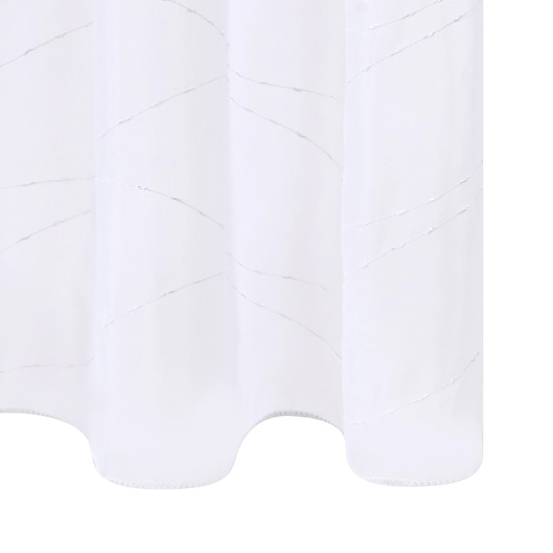 Voilage RIVAGE coloris blanc 150 x 260 cm