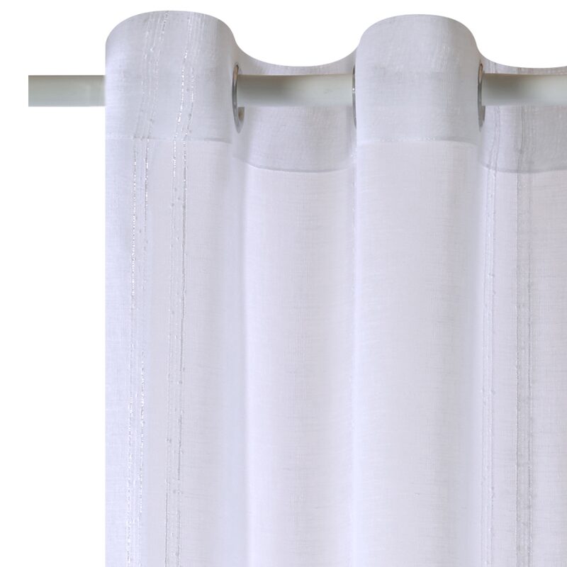 Voilage TILDA coloris blanc 140 x 260 cm