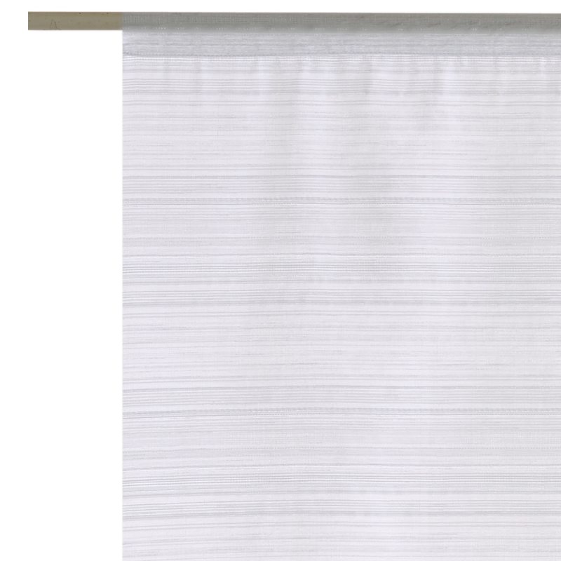 Vitrage LILLA coloris blanc 58 x 130 cm