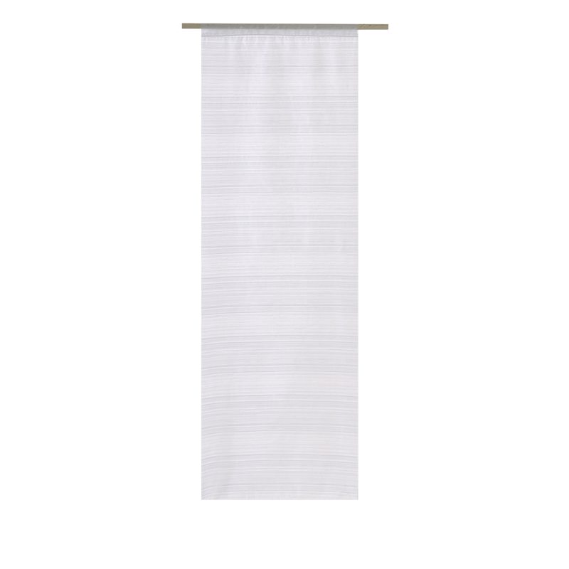 Vitrage LILLA coloris blanc 45 x 130 cm
