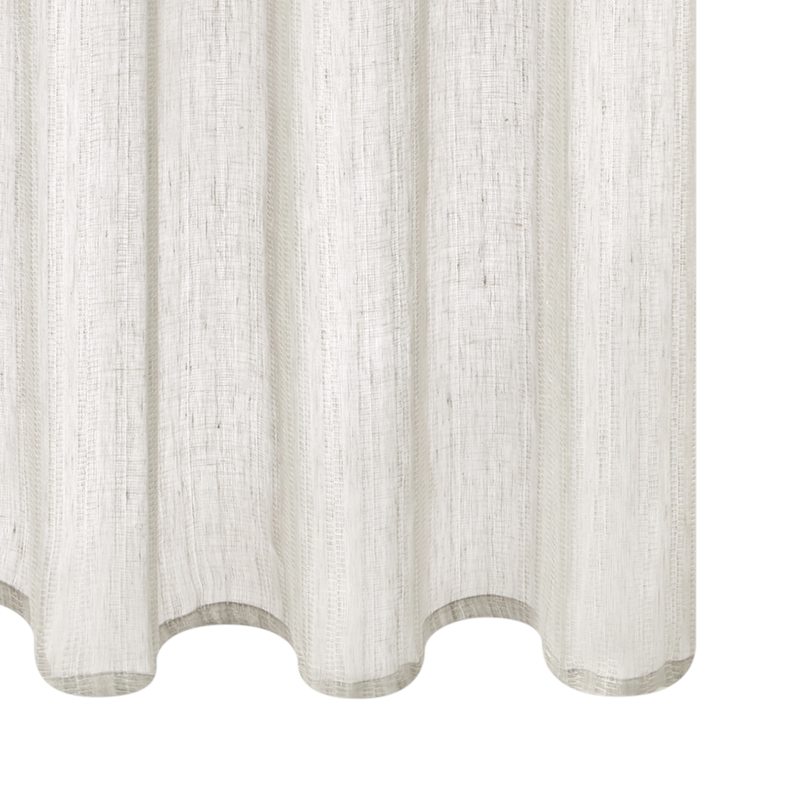 Voilage Lin GHIANA coloris perle 140 x 260 cm