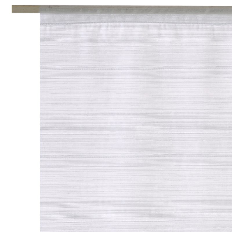 Vitrage LILLA coloris blanc 45 x 130 cm