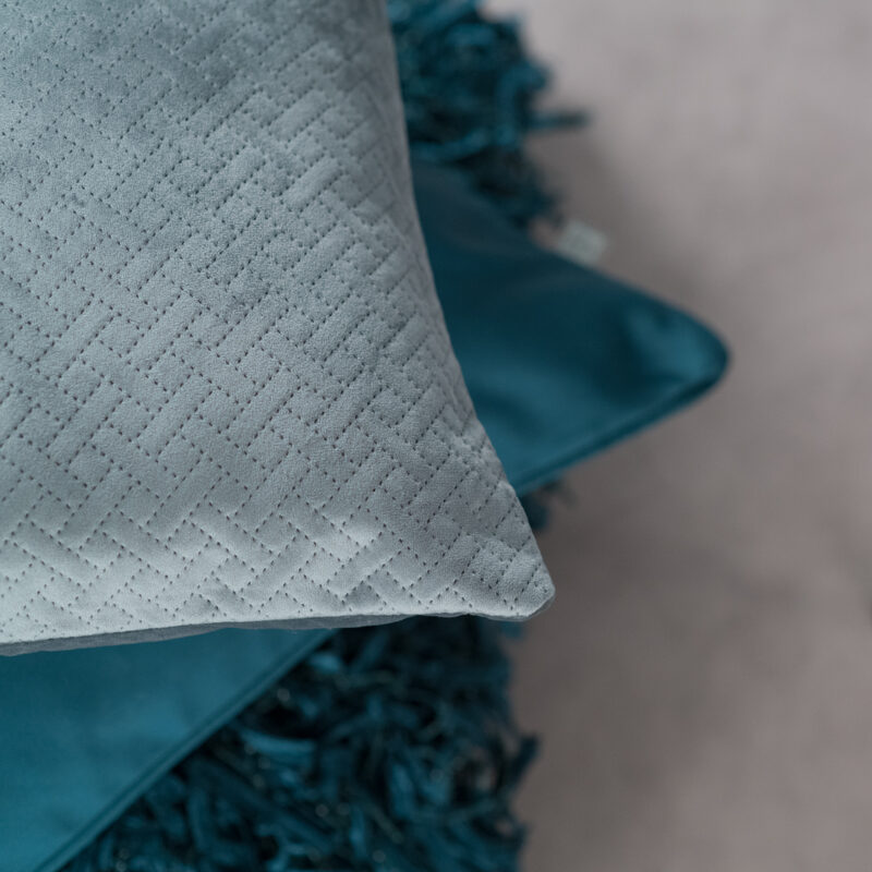 Coussin JESSY coloris vert 45 x 45 cm