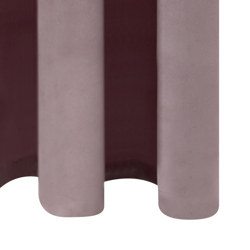 Rideau MYNDOS coloris rose poudré 140 x 260 cm