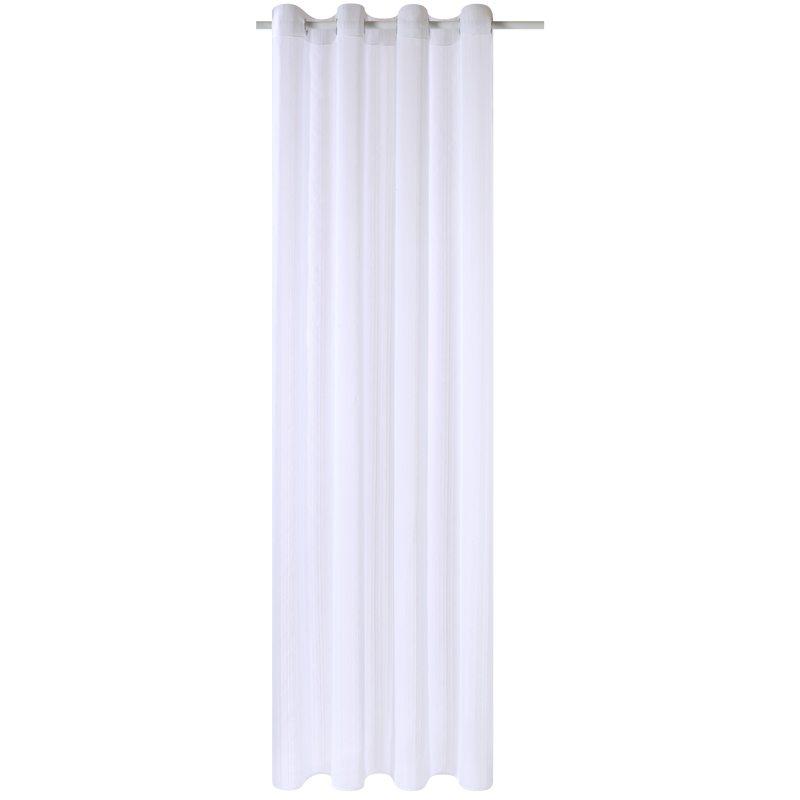Voilage LILLA coloris blanc 140 x 260 cm