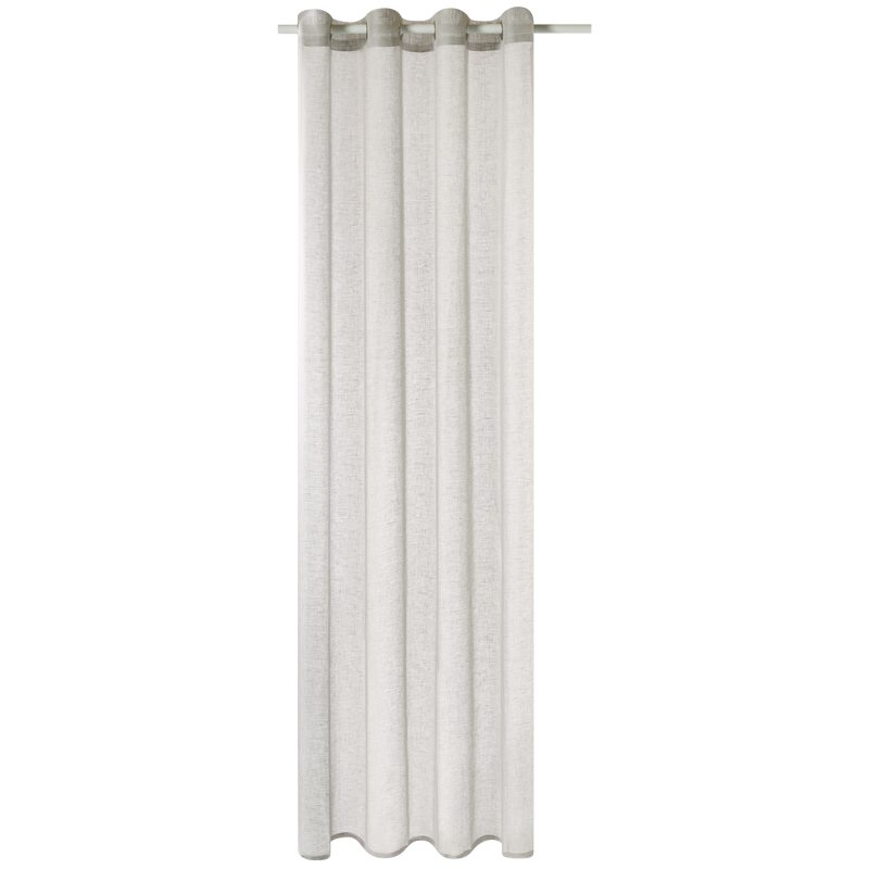 Voilage GRIANTA coloris gris perle 140 x 260 cm