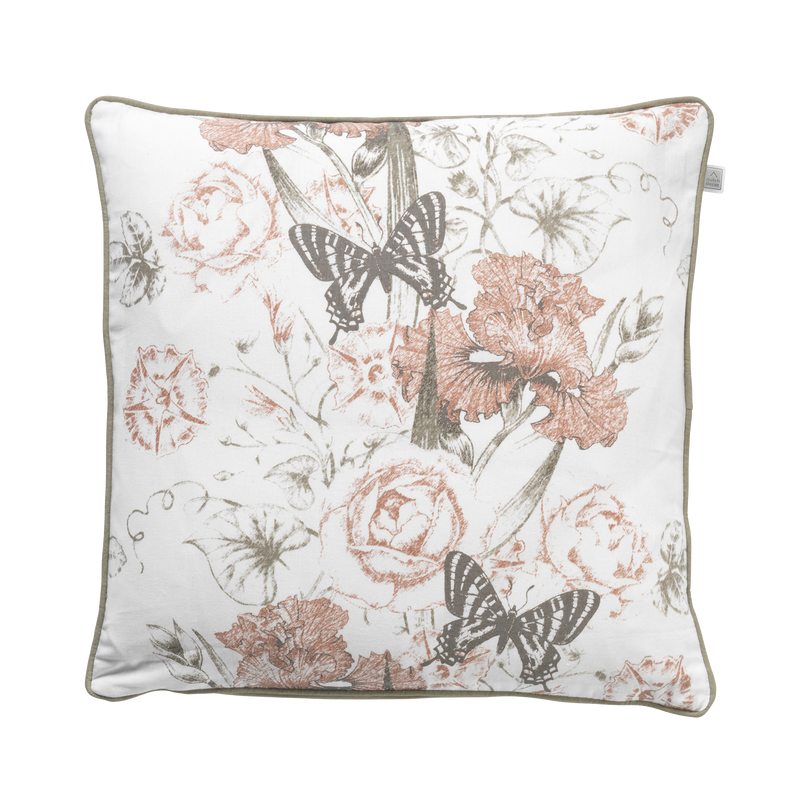 Coussin LENNY coloris rose 45 x 45 cm