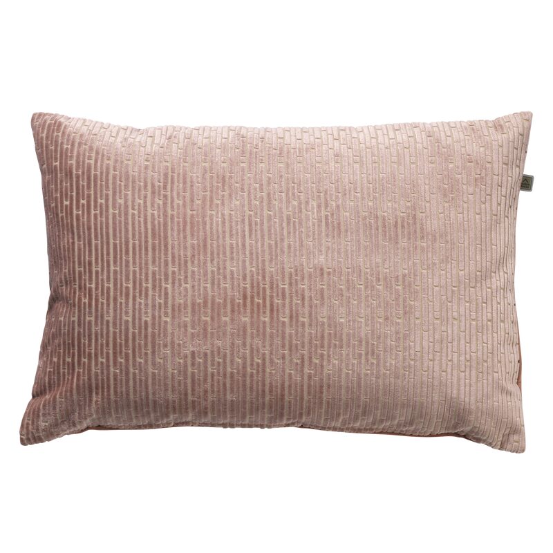 Coussin VIKTOR coloris rose nude 40 x 60 cm