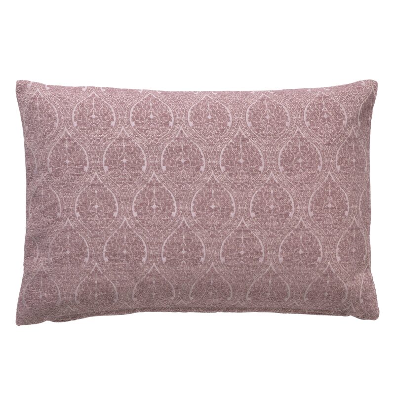 Coussin LOUISON coloris vieux rose 40 x 60 cm