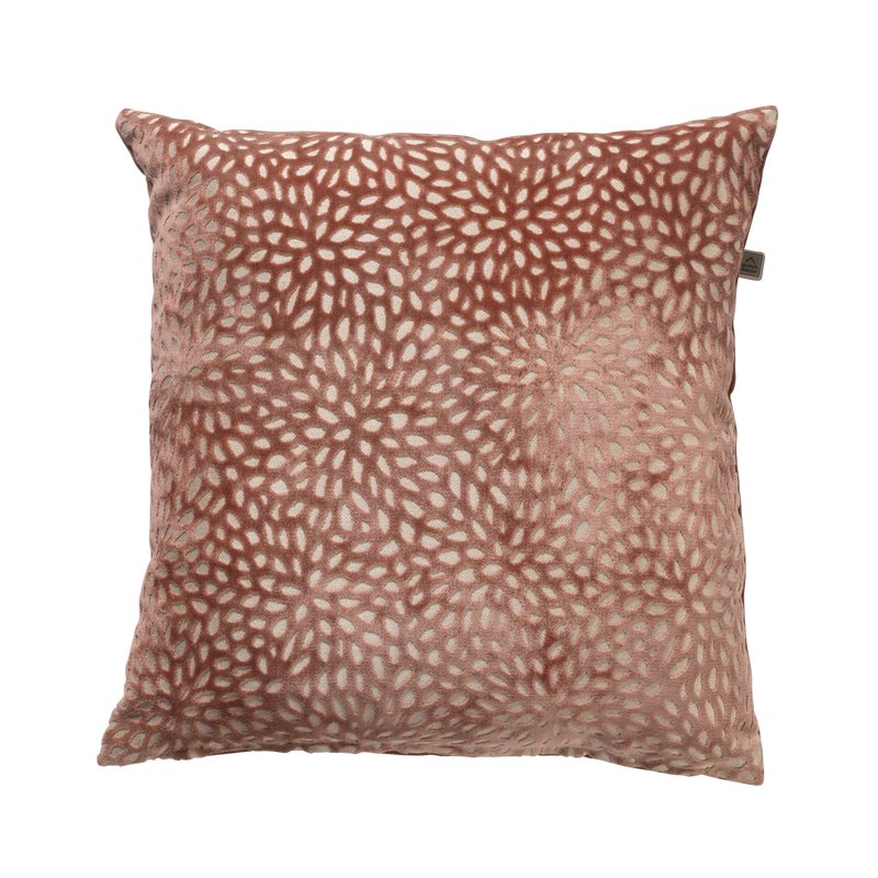 Coussin LAUREEN coloris cuivre 45 x 45 cm