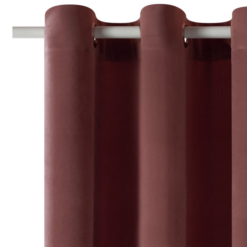 Rideau MYNDOS coloris rose 140 x 260 cm