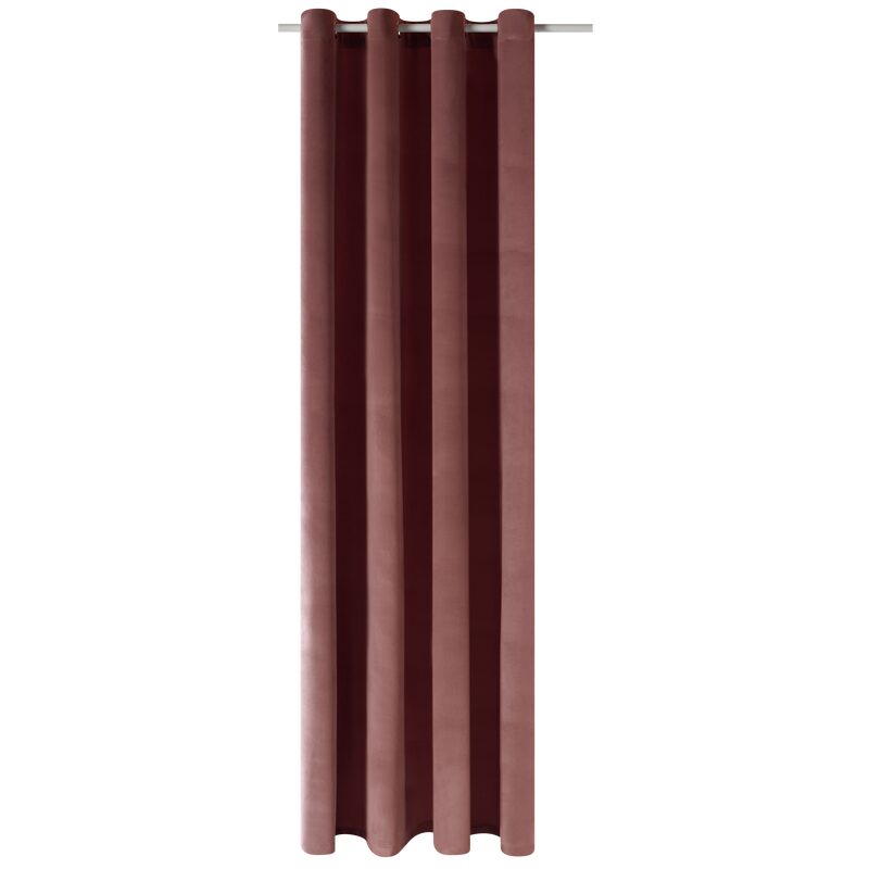 Rideau MYNDOS coloris rose 140 x 260 cm