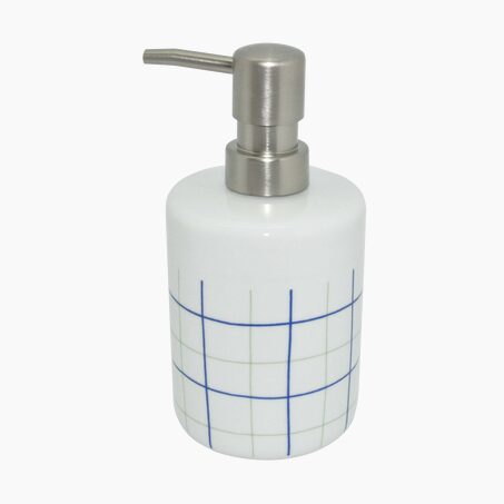 Distributeur de savon CARREAUX coloris blanc