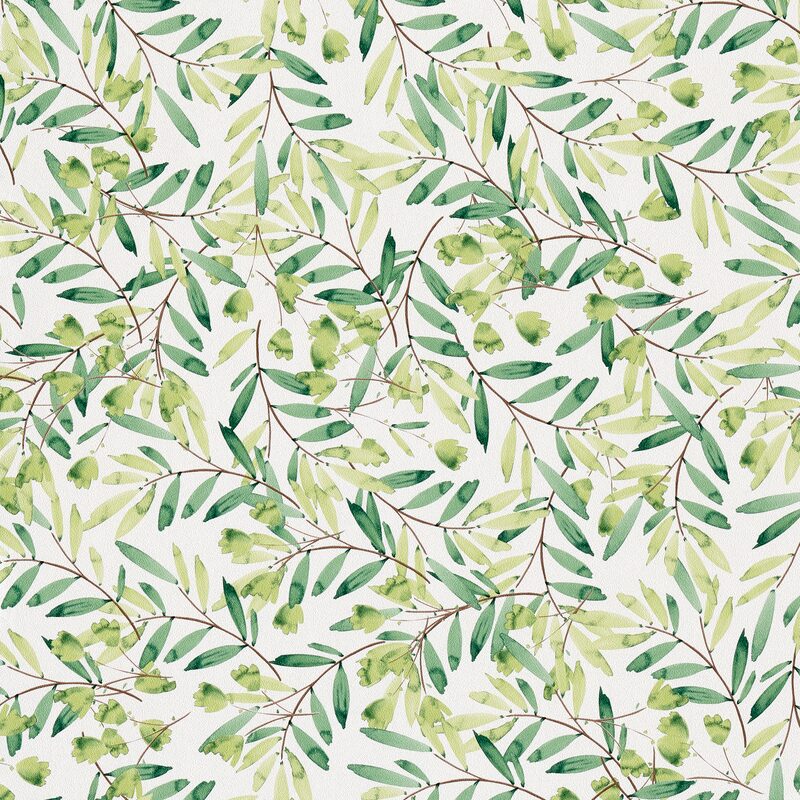 Papier peint intissé MASAKO coloris blanc