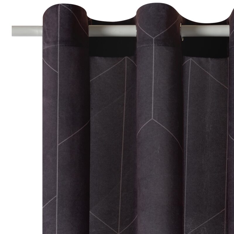 Rideau FILAIRE coloris anthracite 140 x 260 cm