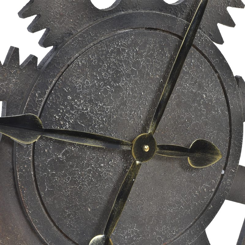 Horloge à rouage ENGRENAGE coloris noir