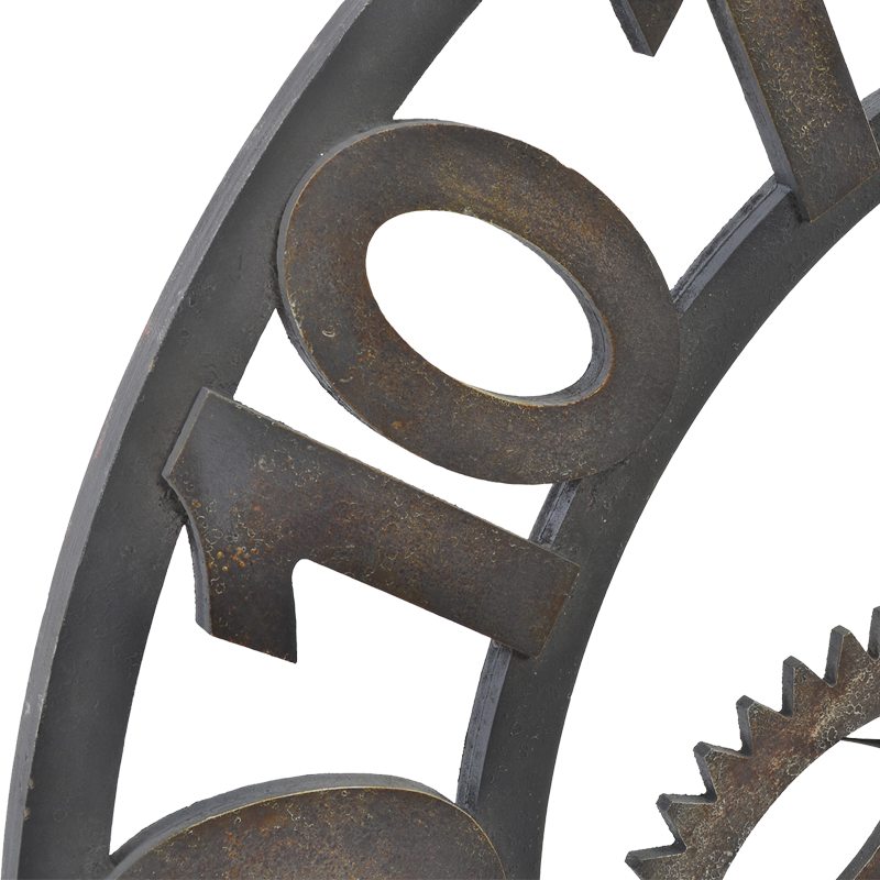 Horloge à rouage ENGRENAGE coloris noir