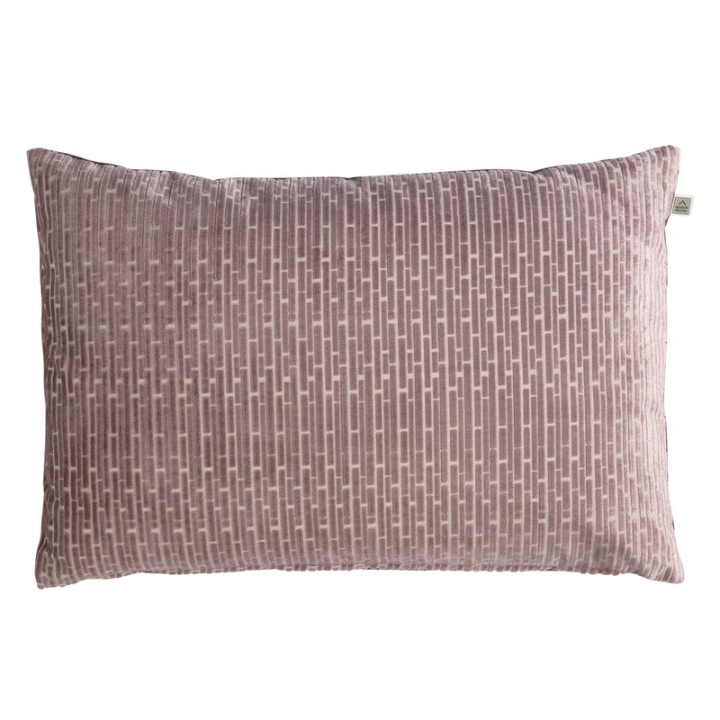Coussin VIKTOR coloris vieux rose 60 x 40 cm
