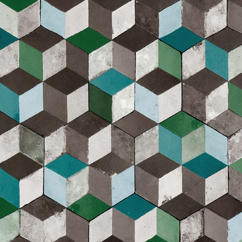 Papier peint intissé MORRIZEY coloris gris béton