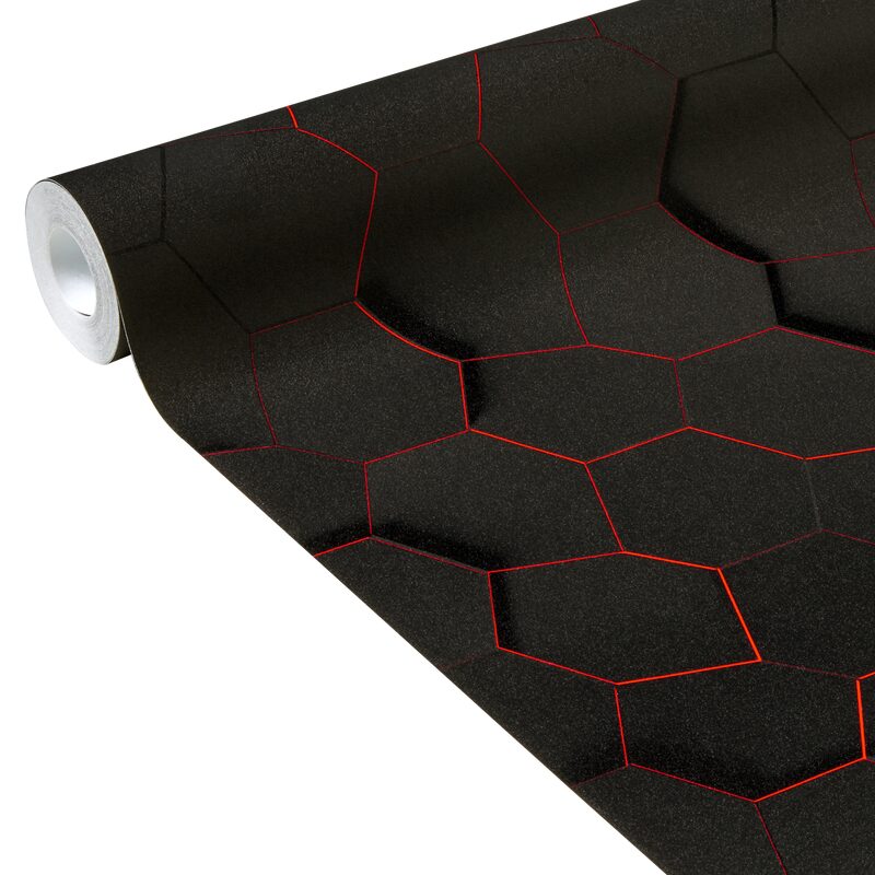Papier peint intissé HALLEY coloris noir