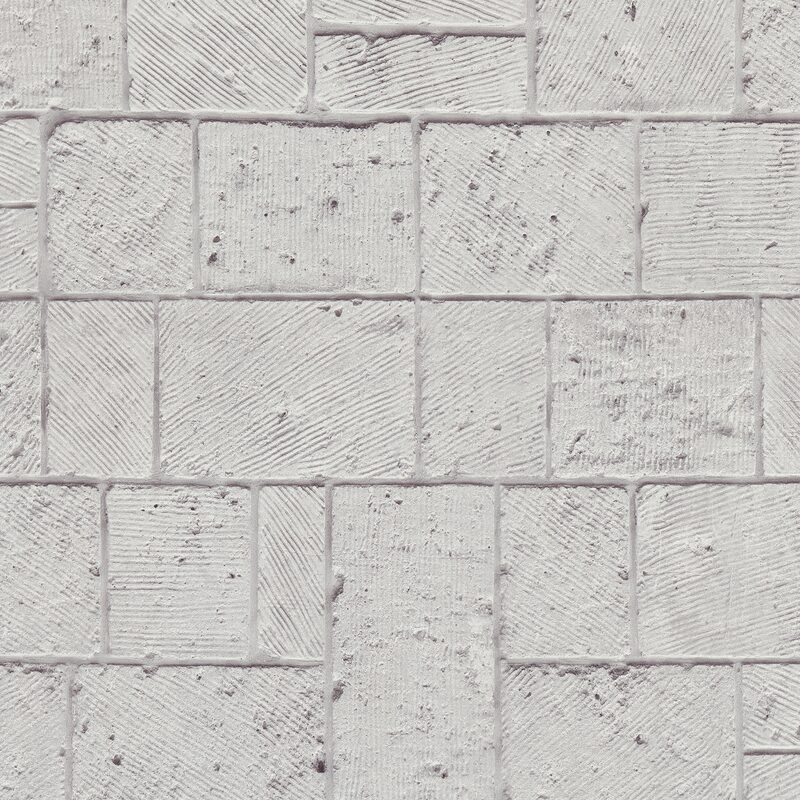 Papier peint intissé TYSON coloris gris béton