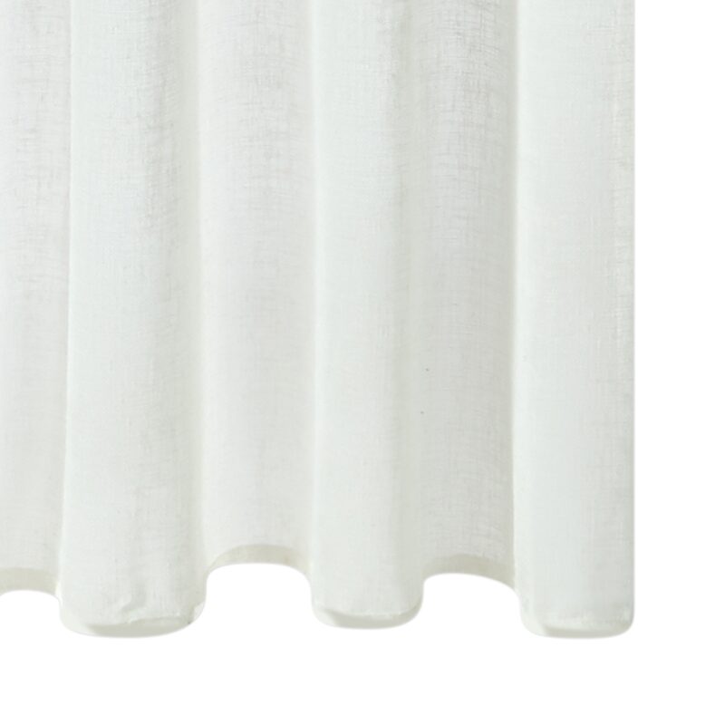 Voilage IRIBE coloris blanc 140 x 240 cm