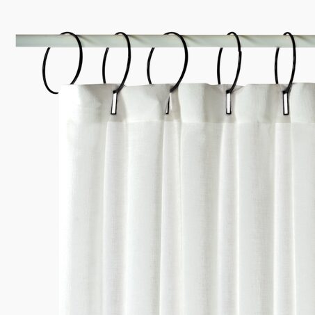 Voilage IRIBE coloris blanc 140 x 240 cm
