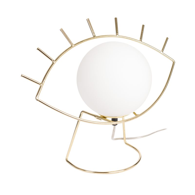 Lampe à poser GOLDEN EYE coloris or  30 x 38 cm