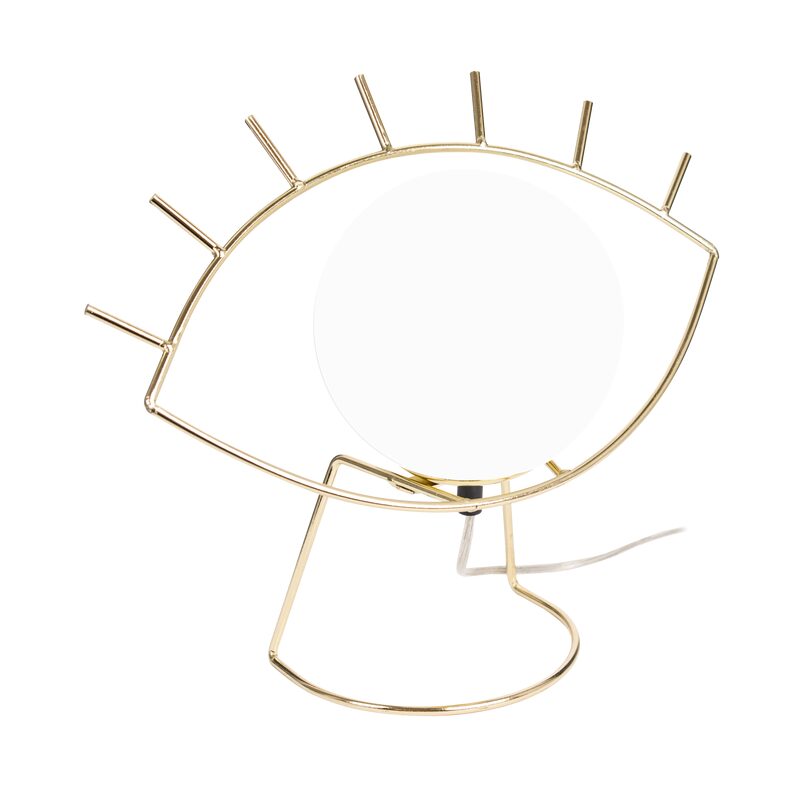 Lampe à poser GOLDEN EYE coloris or  30 x 38 cm