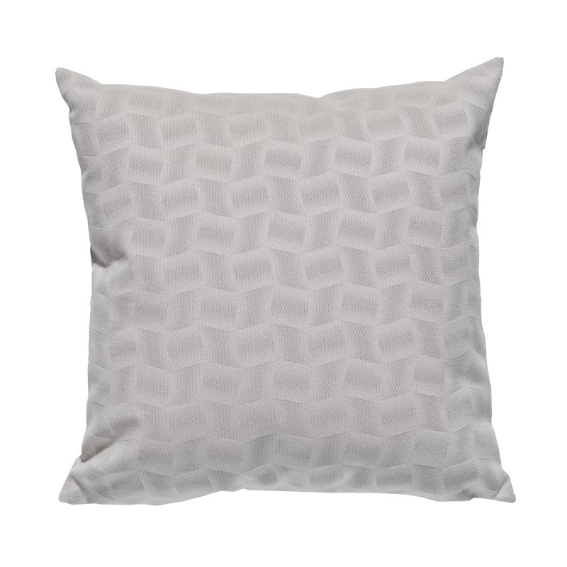 Coussin BORA coloris blanc ivoire 45 x 45 cm