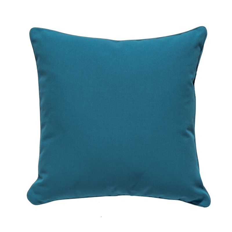 Coussin NINO coloris bleu canard 45 x 45 cm