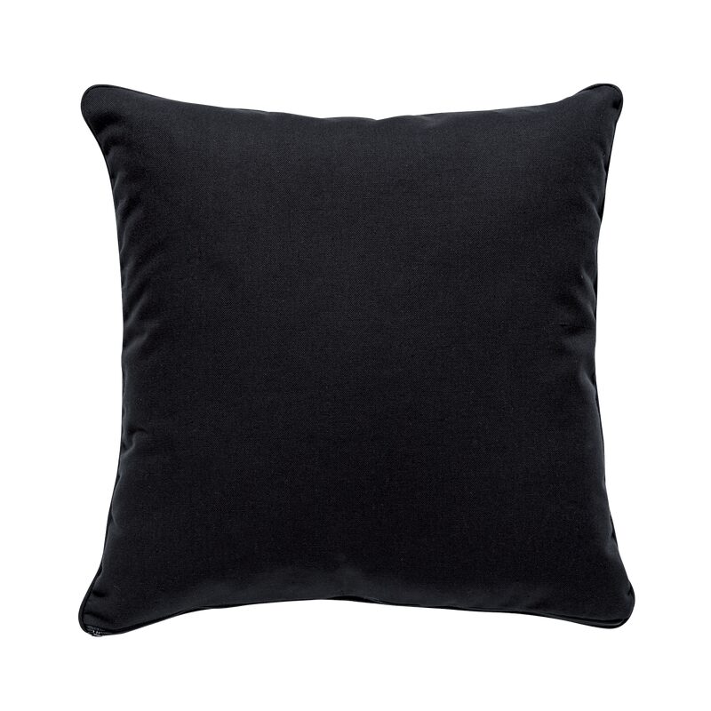 Coussin NINO coloris noir 45 x 45 cm