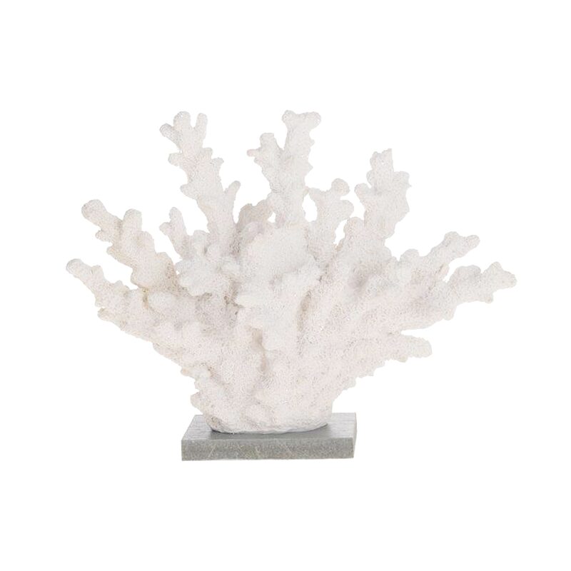 Figurine SPIKE CORAL coloris blanc