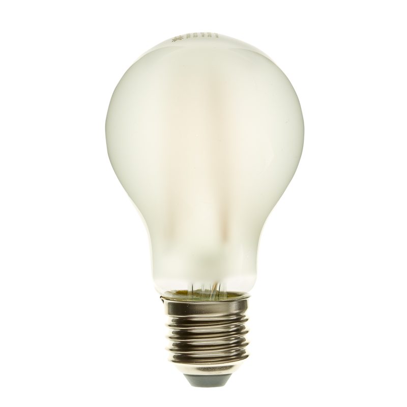 Ampoule LED STANDARD 60W E27 65 mm coloris jaune 11 x 6,5 cm